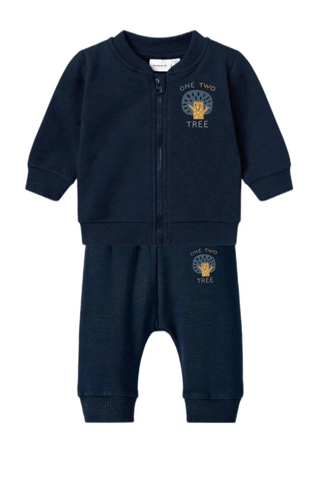 NAME IT sweatvest + broek NBMVONNE donkerblauw
