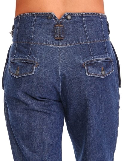 Men's High Waist Jeans