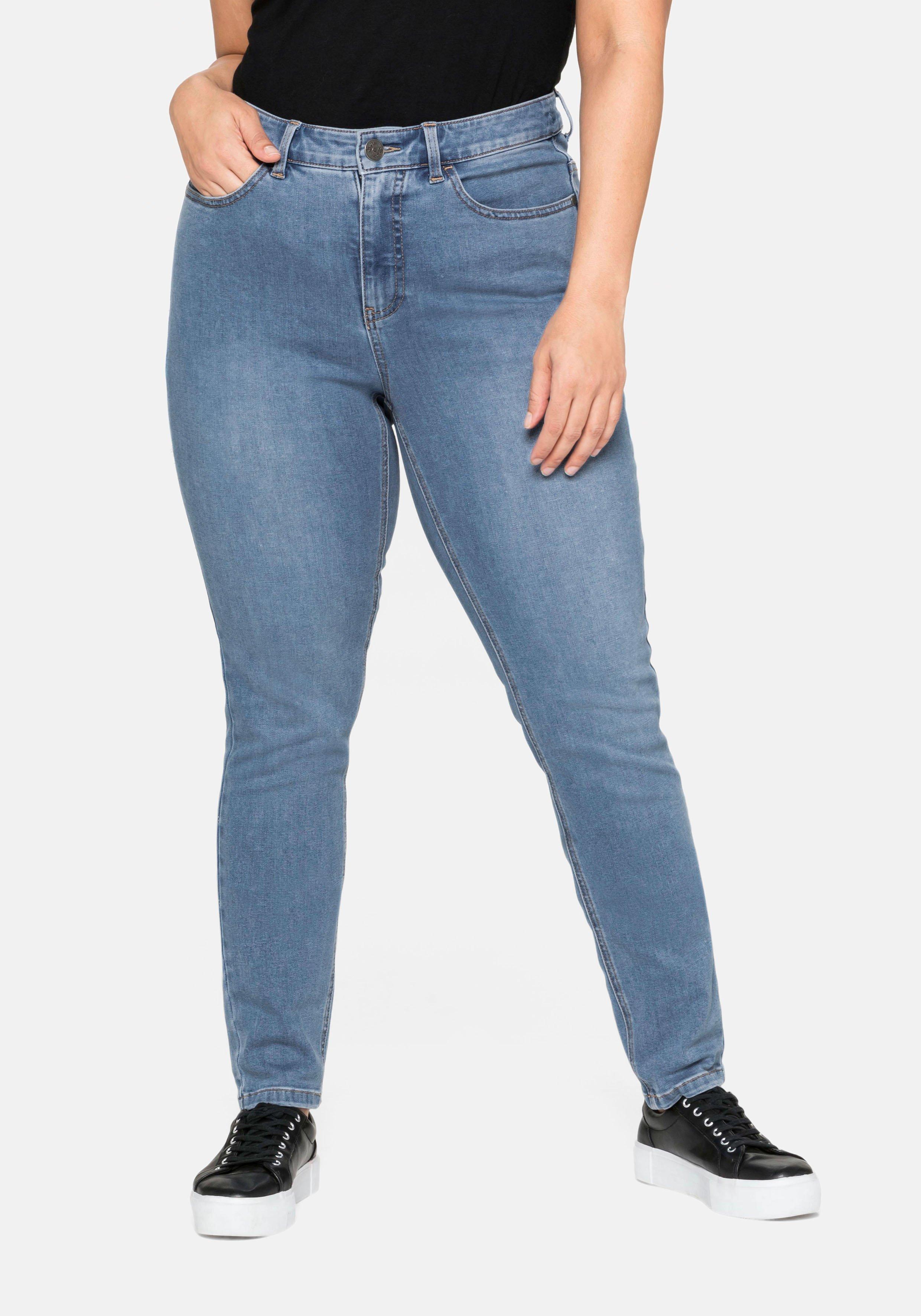Skinny Power-Stretch-Jeans in 5-Pocket-Form