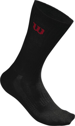 WilsonCREW Sock Unisex 3er Pack - schwarz