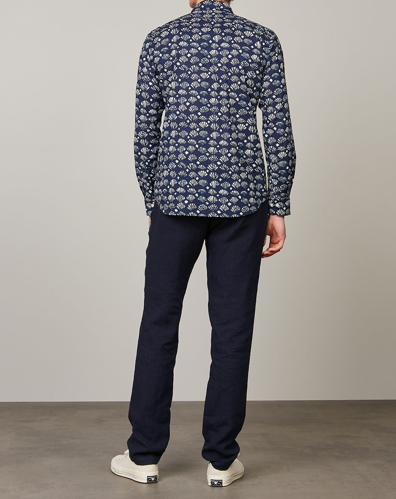 Hartford Chemise slim Storm indigo