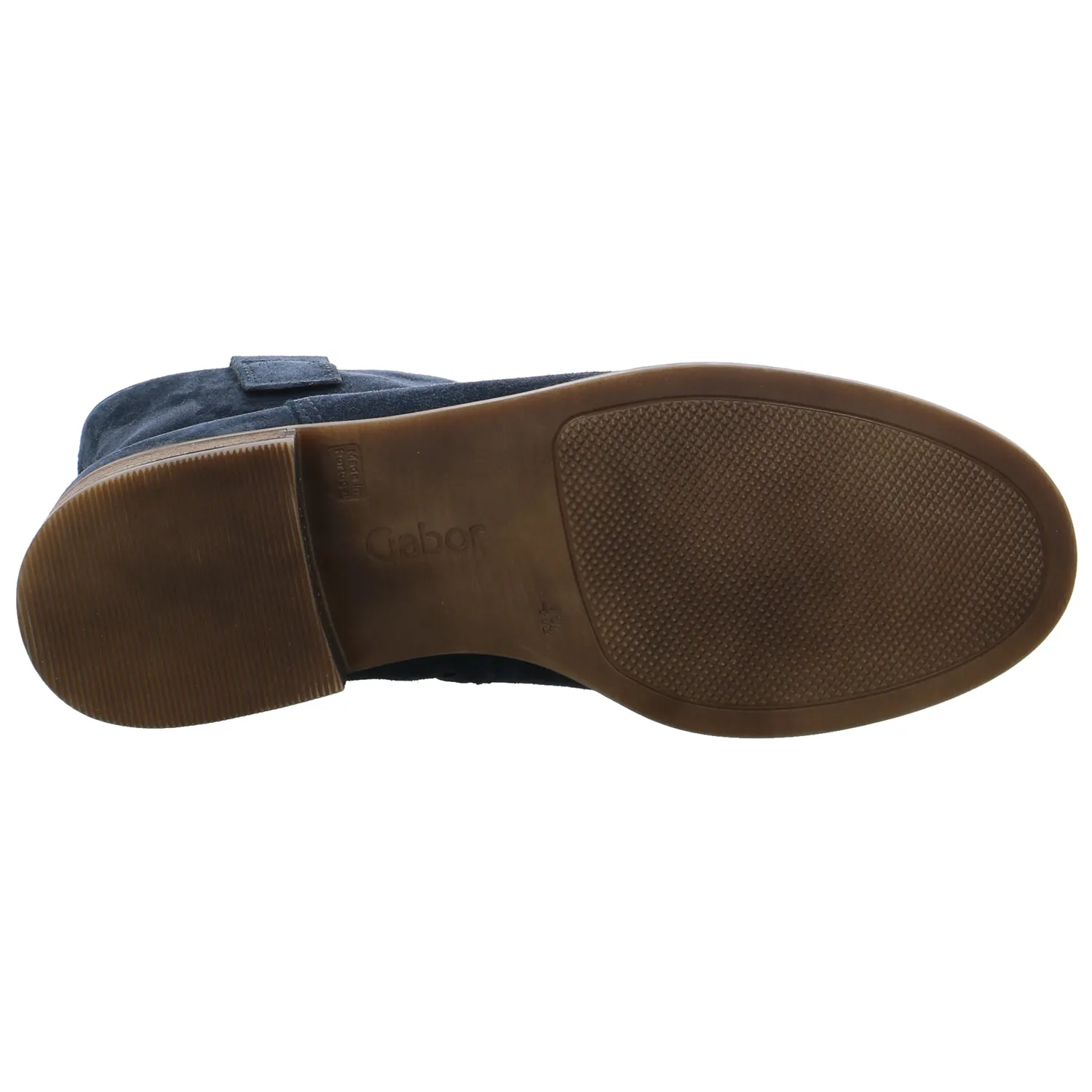 GABOR Boot Blau Leder