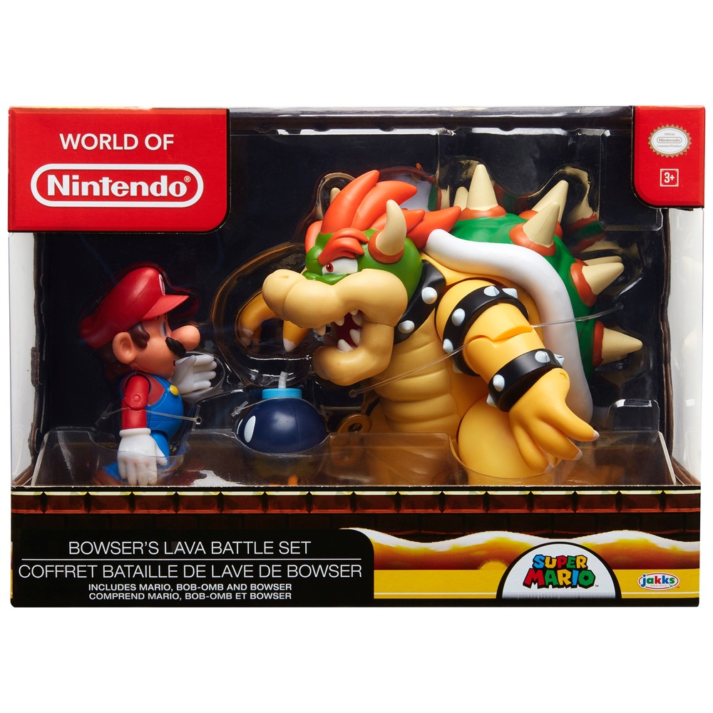 Nintendo Super Mario Bowser's Lava Battle Set