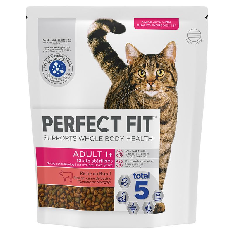 Perfect Fit Sterilisé Adult 1+ Riche en bœuf