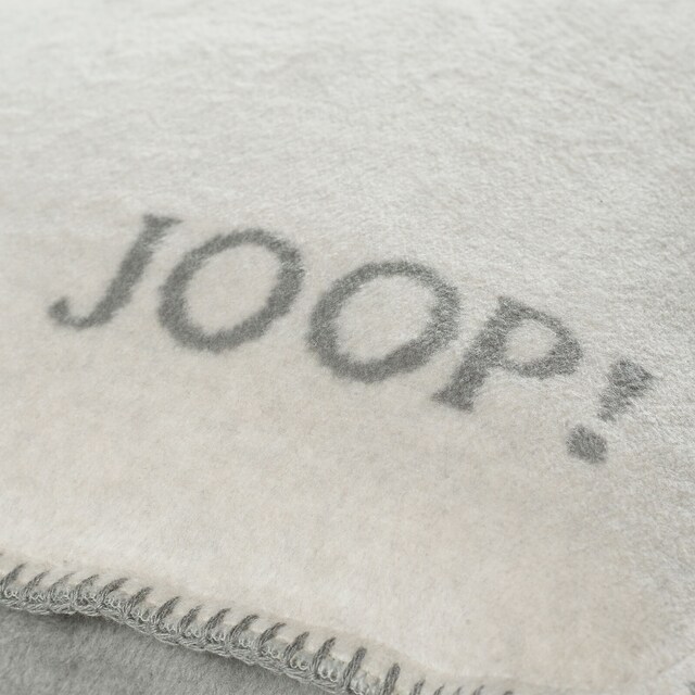JOOP! Kissenhülle UNI DOUBLEFACE 50 x 50 cm grau