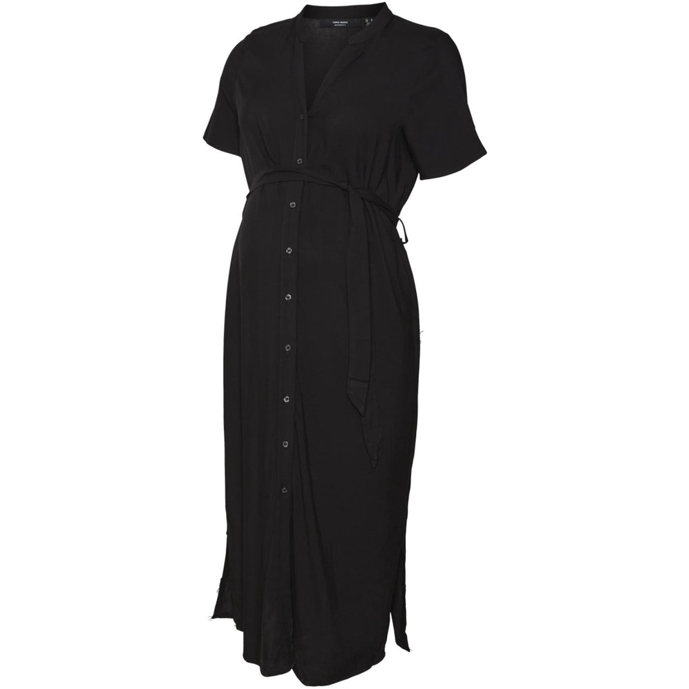 Køb Vero Moda Maternity Black Vica Skjorte Kjole Noos