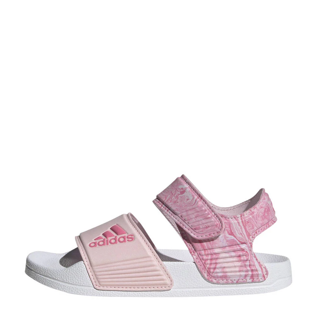 adidas Adilettesandalen lichtroze/roze/wit