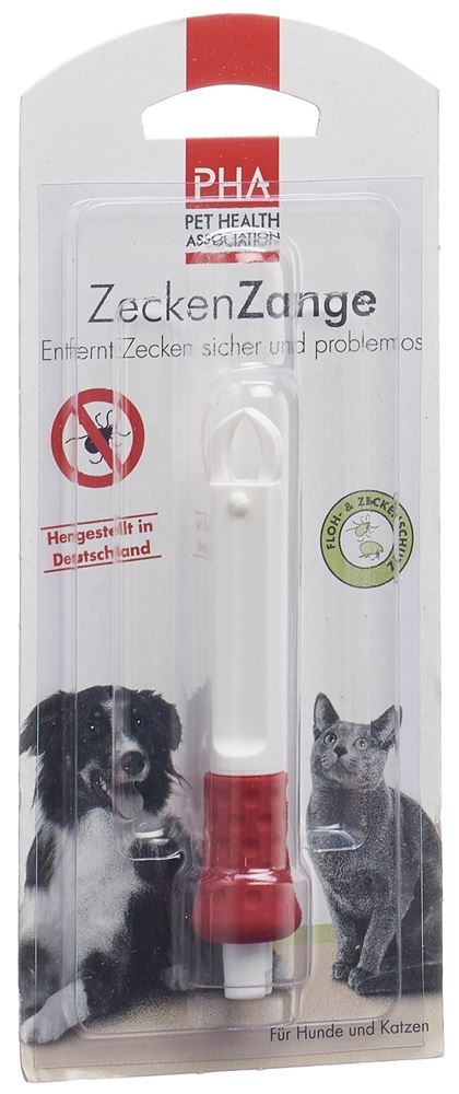 PHA Zecken Zange für Hunde und Katzen 1 Stk