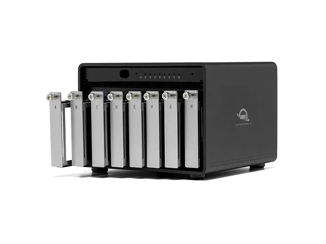 OWC ThunderBay 8 - Harddisk-array - 0 GB - 8 bays (SATA-600) - Thunderbolt 3 (ekstern)