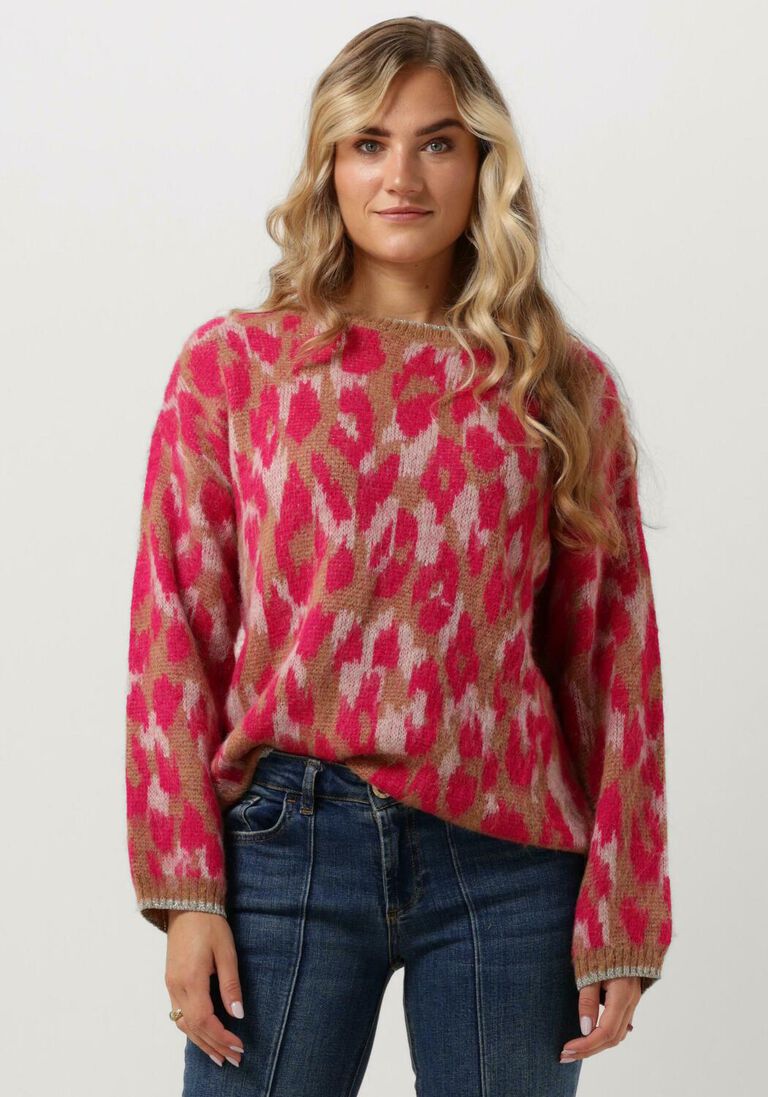 LIU JO fuchsia liu jo trui maglia chiusa m/l girocollo