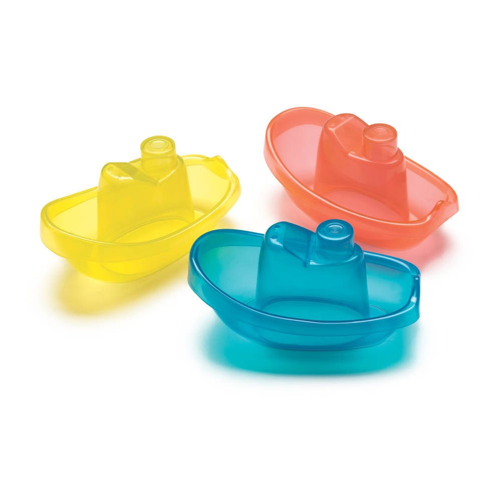 Playgro drijvende badbootjes set van 3