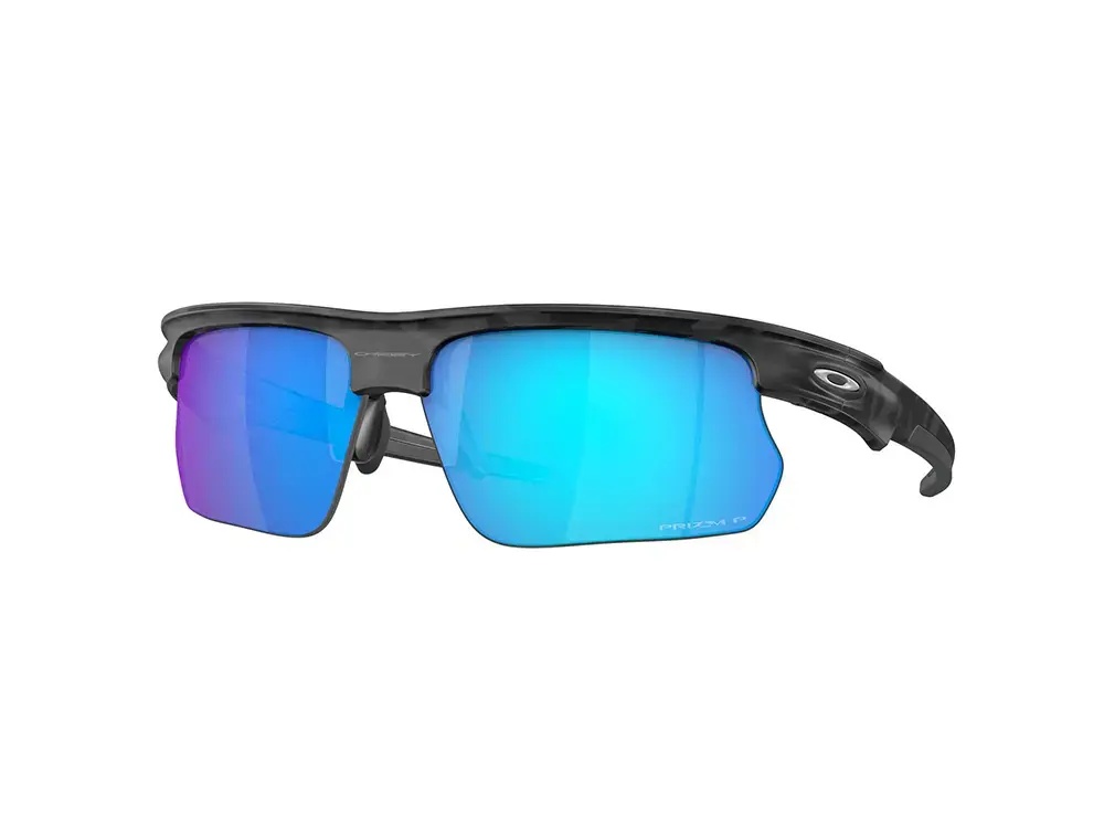 Oakley Bisphaera Sport Zonnebril Prizm Sapphire Polarized Lens Mat Grijs