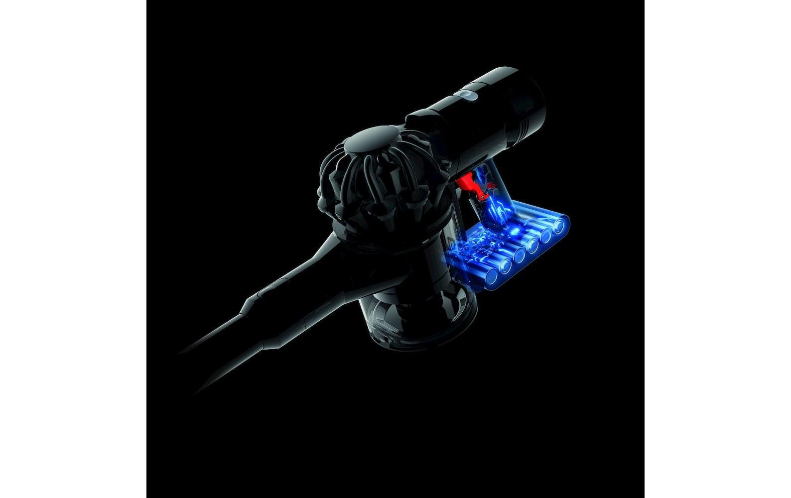 Akku-Hand- und Stielsauger V8 Advanced Silber/Violett<br>Kabelloser Staubsauger für Haushalte mit Haustieren