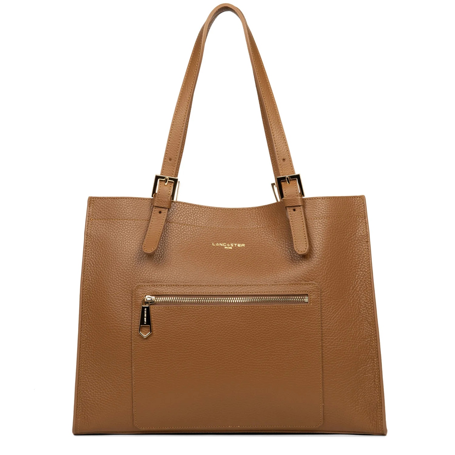 Foulonné Double-Grand sac cabas épaule