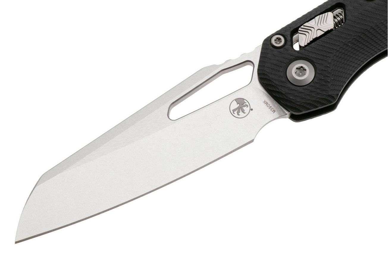 Microtech MSI Standard Issue 210-10FLGTBK, Stonewashed M390MK, Fluted Black G10 zakmes