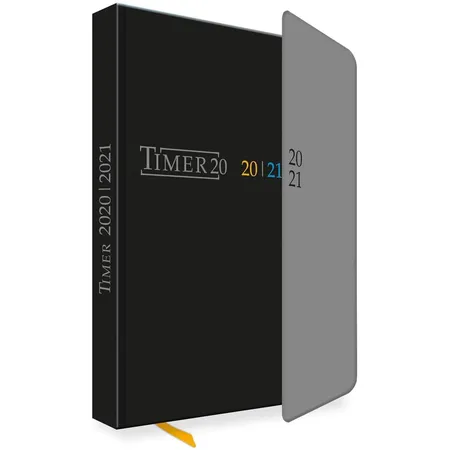 Trötsch Schülerkalender mit Klappe black 2020/2021