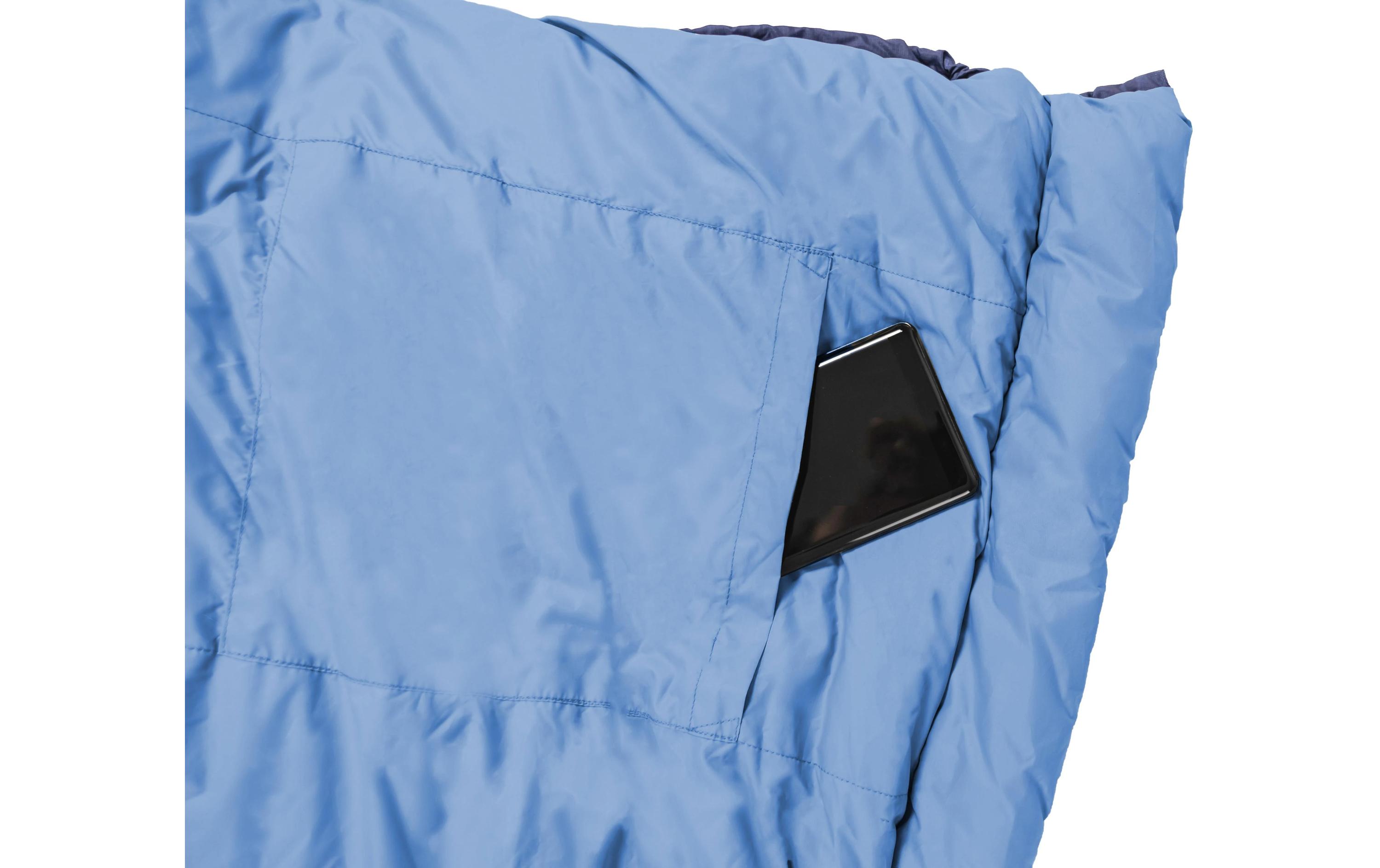 Schlafsack Biopod Wolle Goas Cotton Comfort Night Blue<br>Hochwertiger feuchtigkeitsunempfindlicher Deckenschlafsack