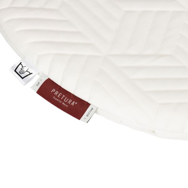 Pretura Superior Wave Boxmatras - Tencel - Rond - 90 x 5 cm