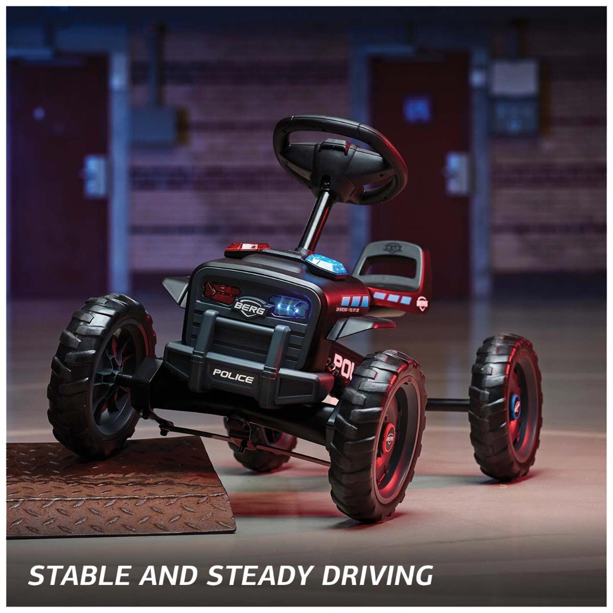 Bergtoys Berg Pedal Gokart Buzzy Police