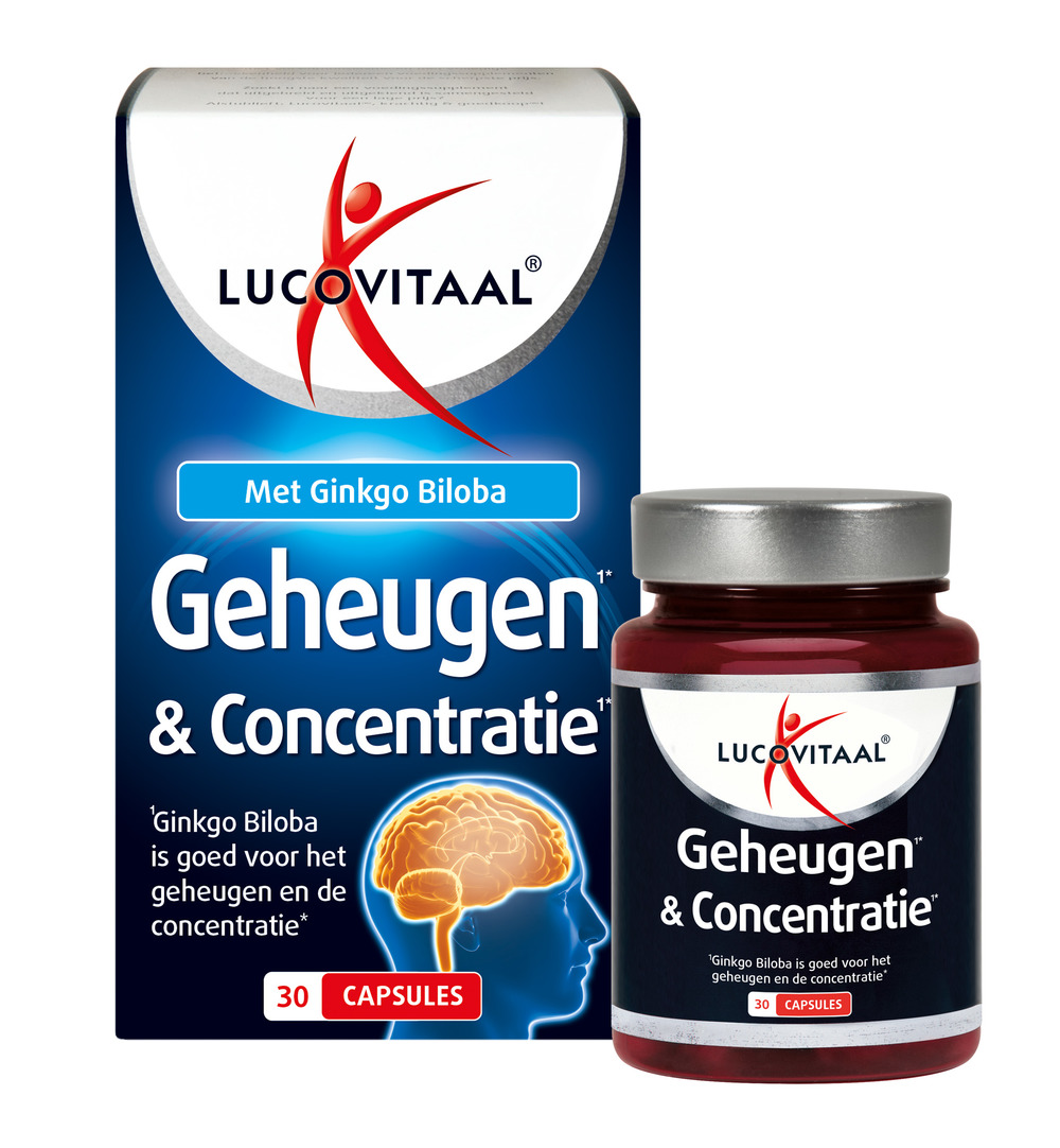 Lucovitaal Geheugen & Concentratie (30 capsules)
