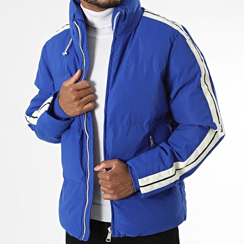 Doudoune Capuche Bleu Roi