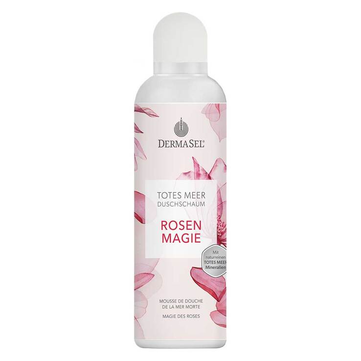 Dermasel Totes Meer Duschschaum Rosen Magie, 200 ml