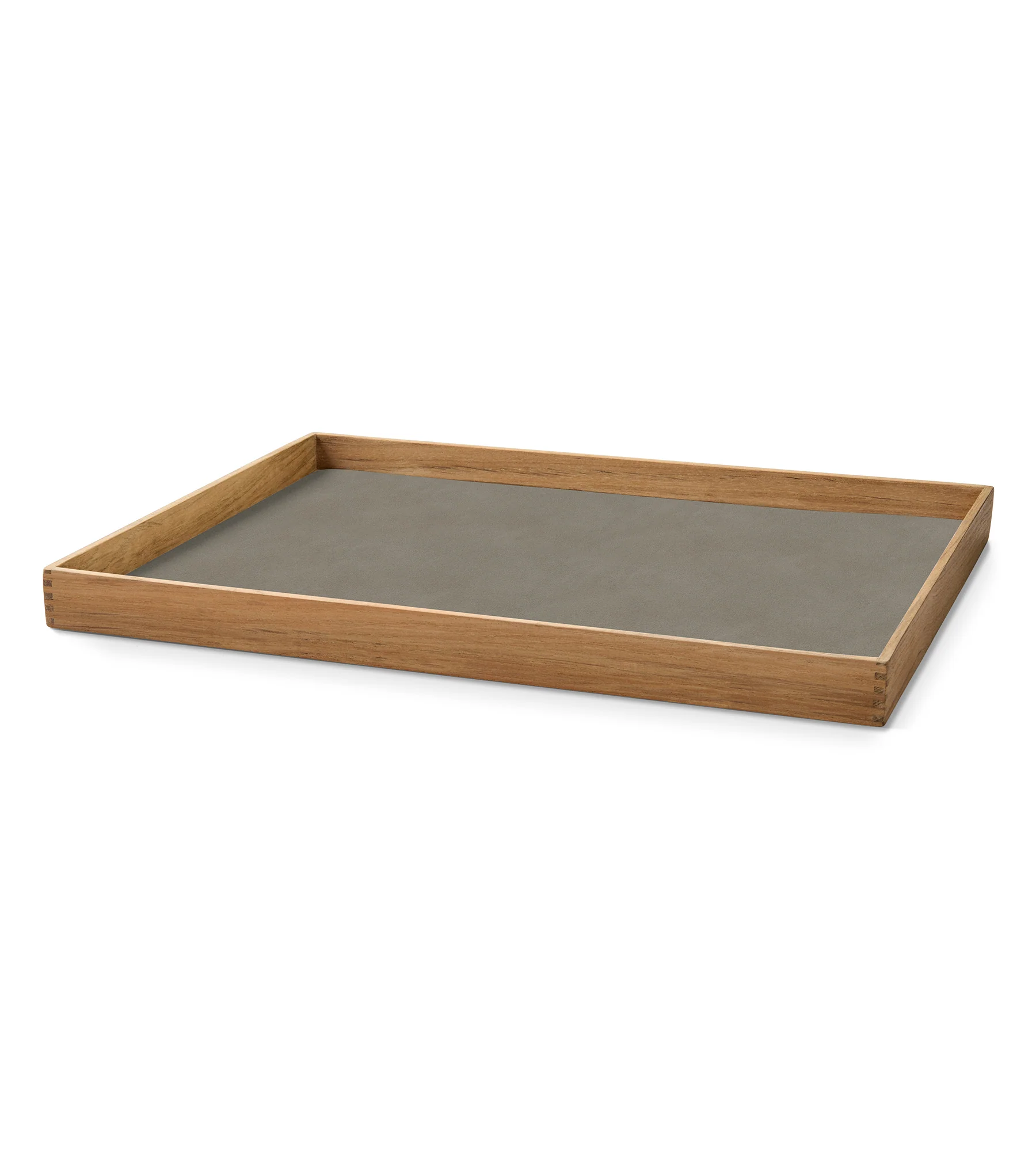 LIND DNA  Teakbakke, Square L Even Nupo - Flint Grey/Teak