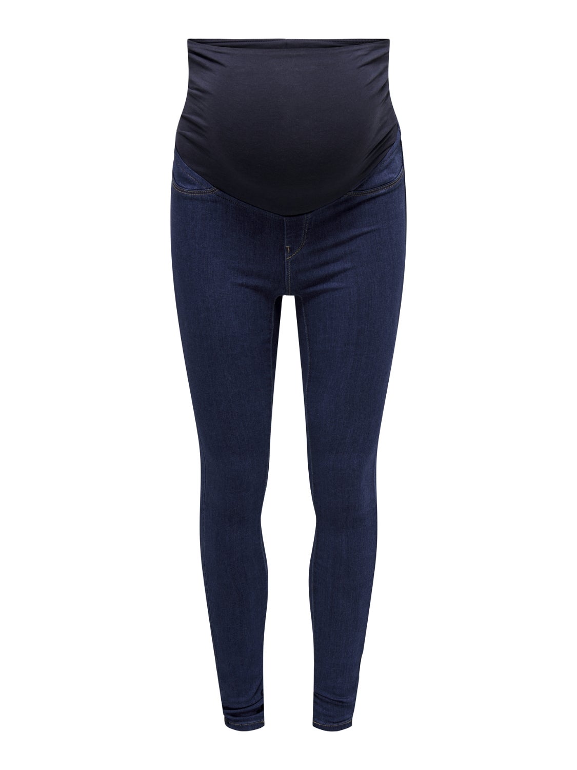 OLMRAIN Mittlere Taille Skinny Fit Jeans Dark Blue Denim