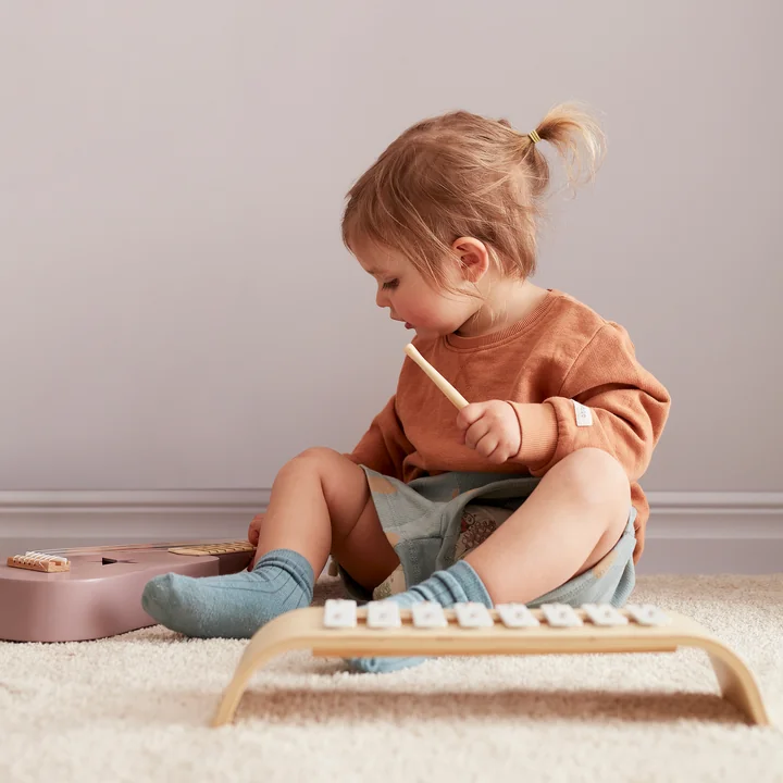 Kids Concept - Solid Star Kindergitarre, weiss
