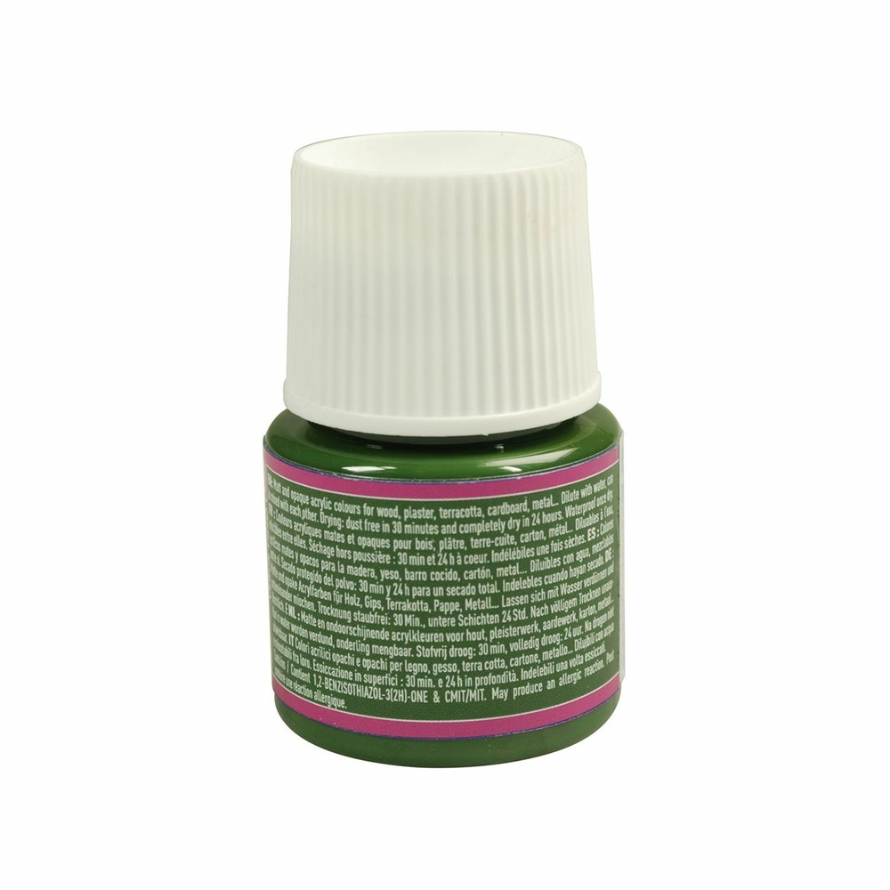 Peinture acrylique opaque mate - vert sapin - 45 ml