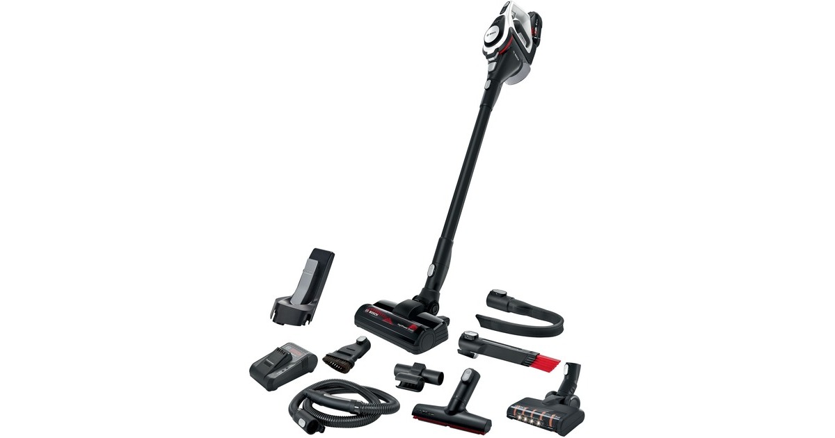 BoschAccu steelstofzuiger Unlimited 8 Gen2 BSS825ALL  (Zwart/wit, POWER FOR ALL ALLIANCE)
