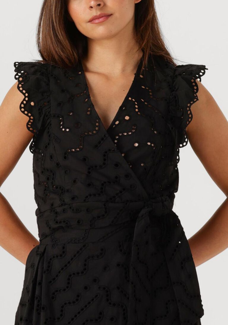 zwarte suncoo top lila