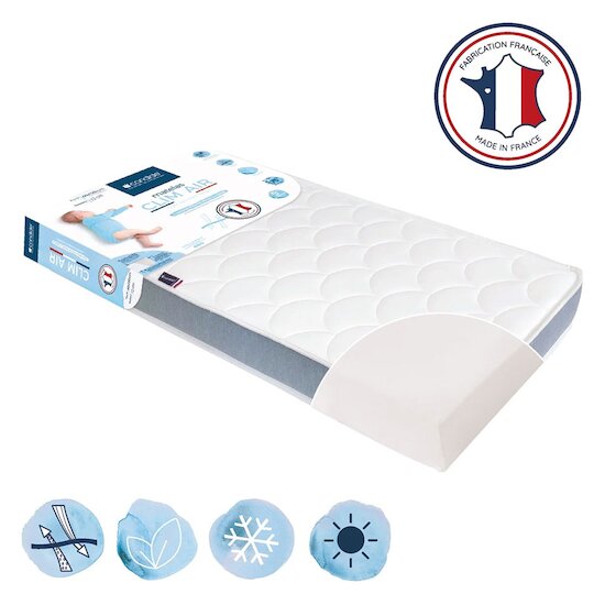 Matelas bébé Clim air   de               Candide