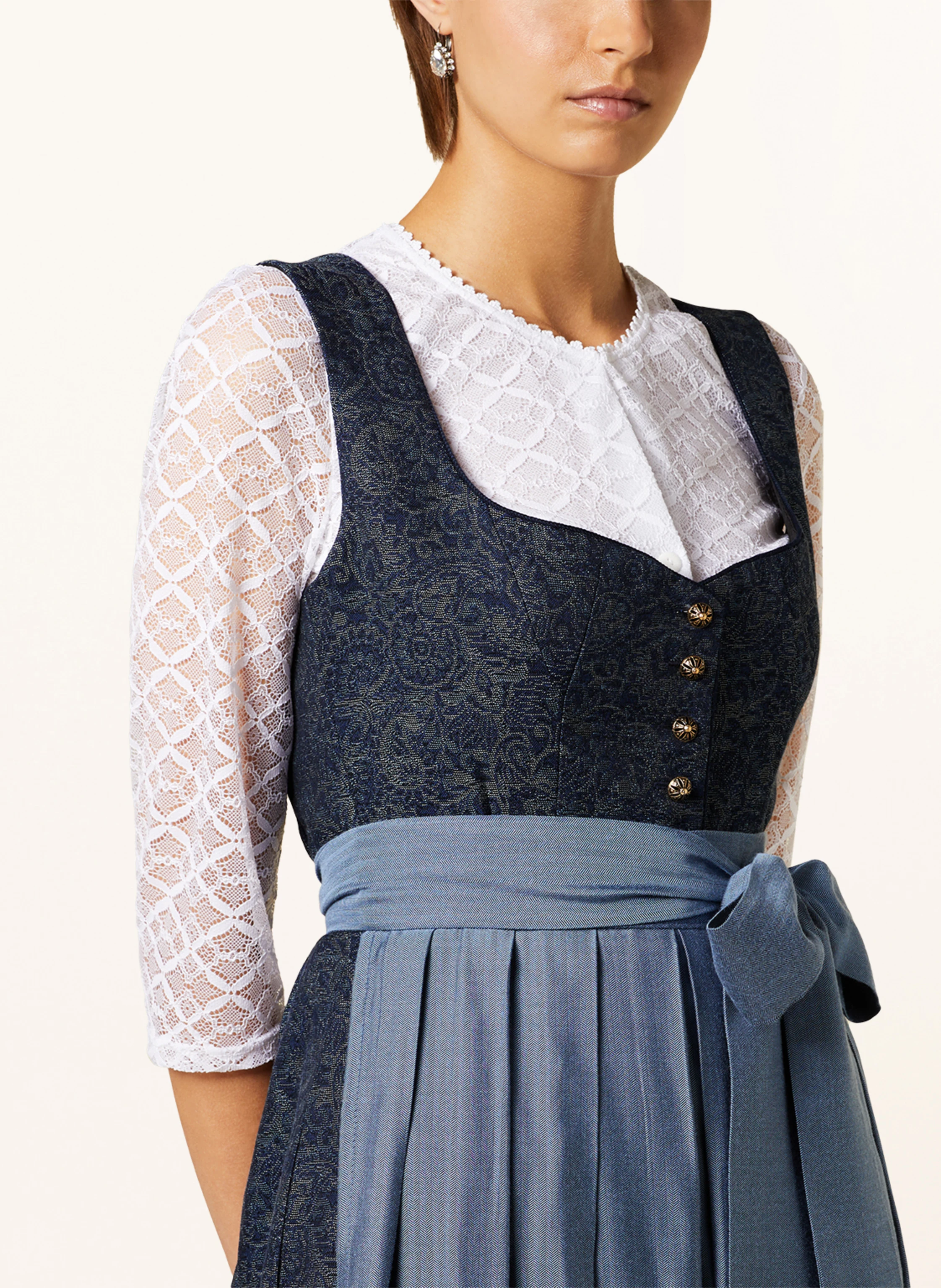WALDORFF Dindlbluse aus Spitze mit 3/4-Arm