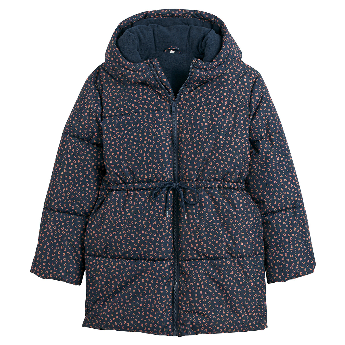COLEÇÕES LA REDOUTE<br>Jaqueta quente de plumas com capuz e forro de lã polar