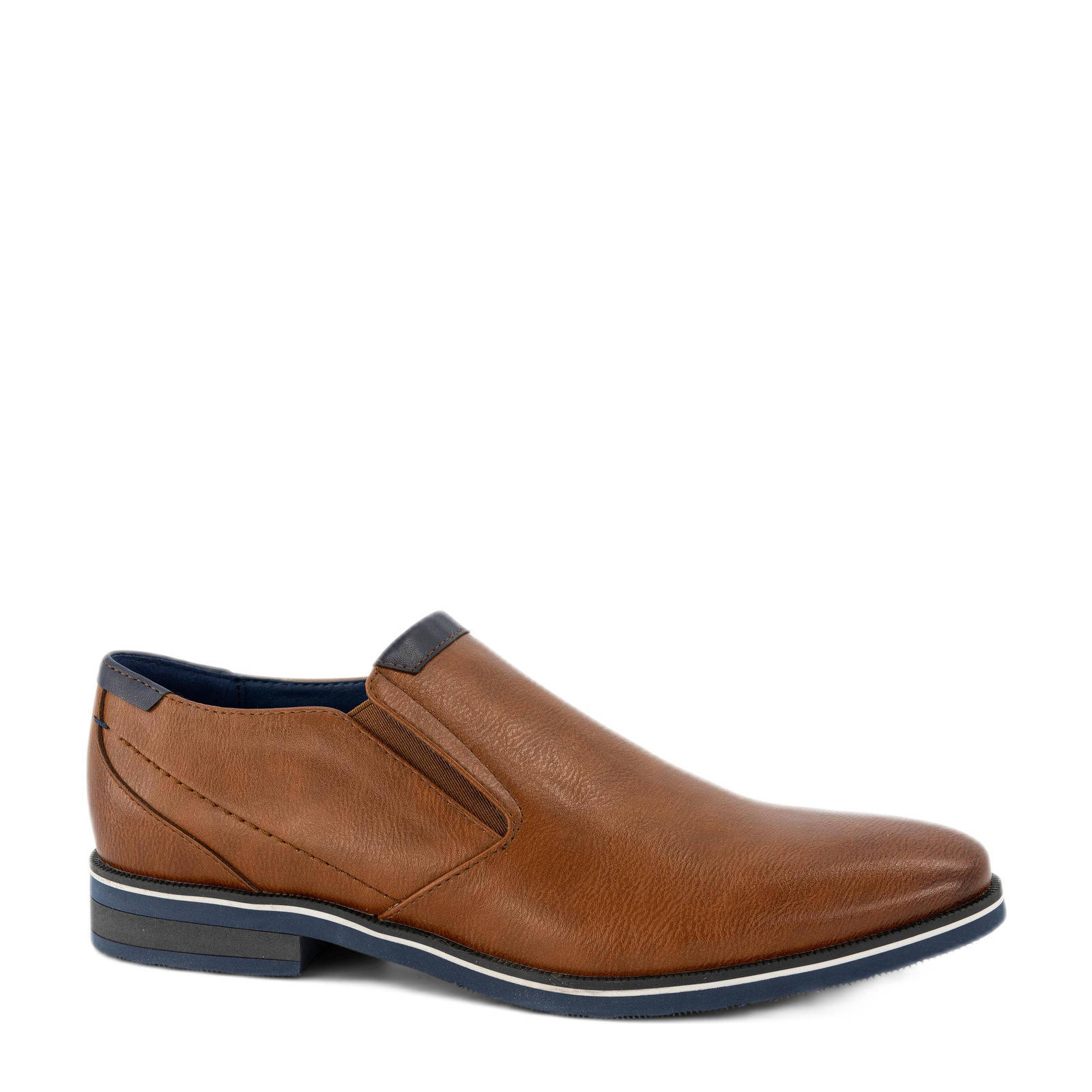 AM SHOE instappers cognac