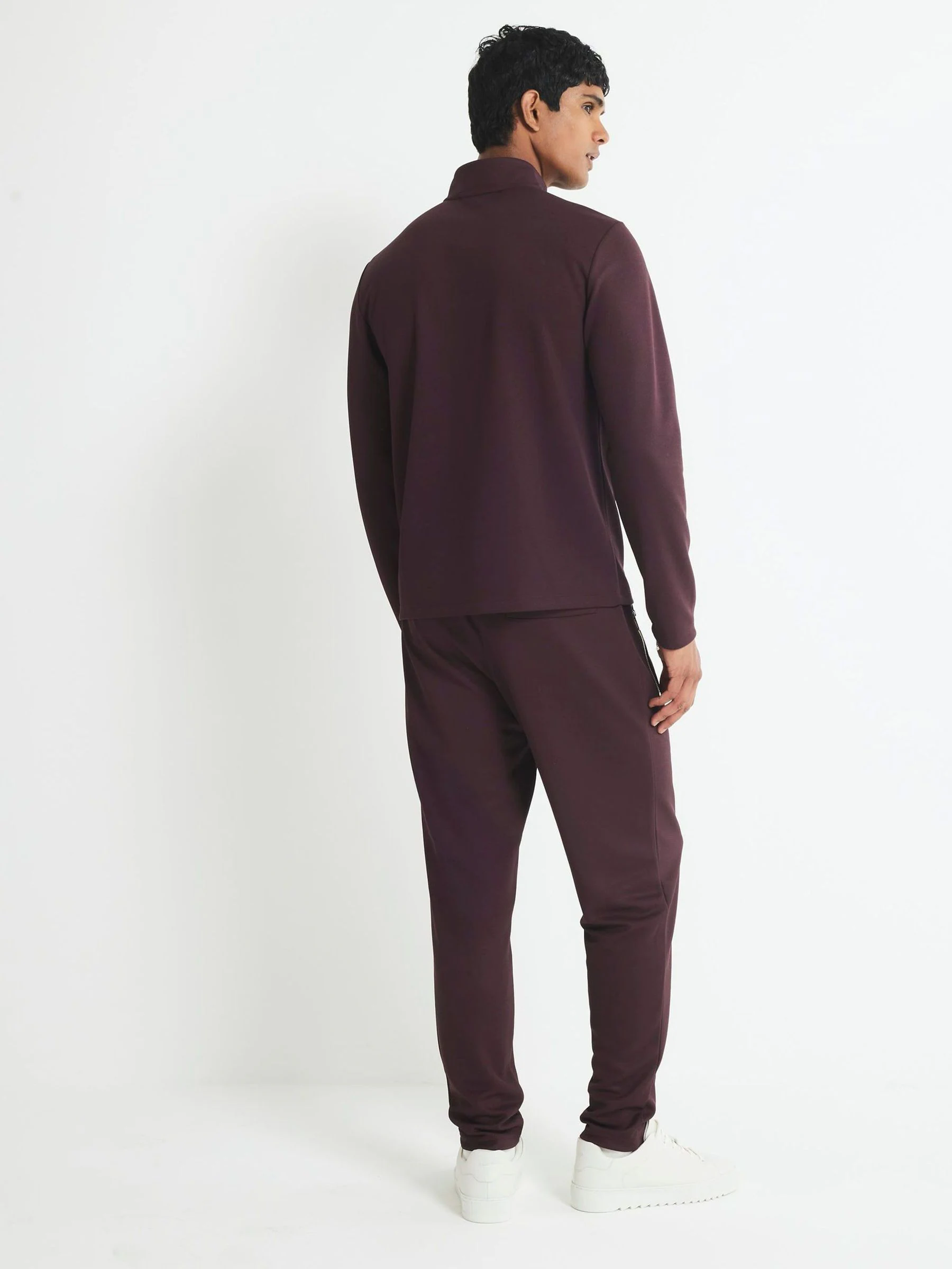 Rood - River Island Slim Fit Pique Jogger
