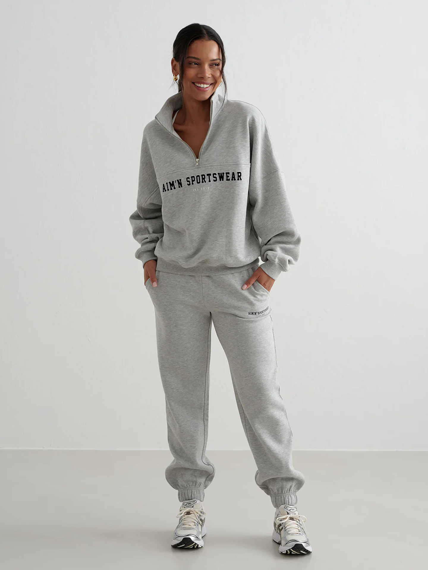 Varsity Sweat Half Zip