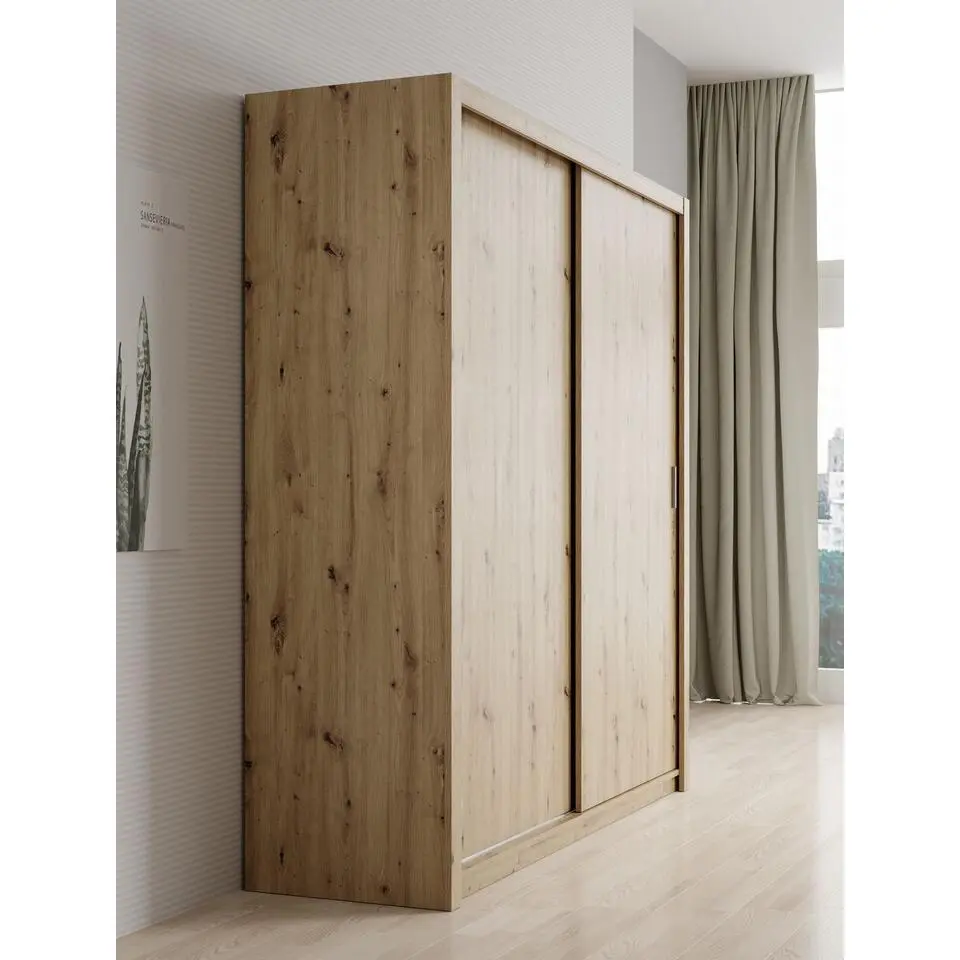 Meubella - Kledingkast Blake - Eiken - 200 cm