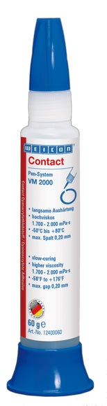 WEICON VM 2000 Cyanoacrylaatlijm | Hoogviskeuze secondelijm voor metaal | 60 g