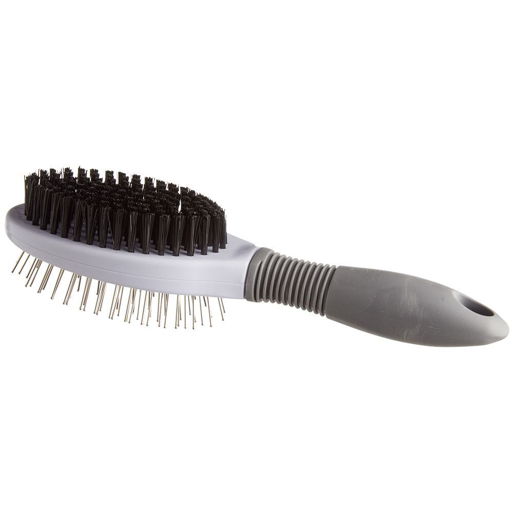 Brosse animal double face dure et souple