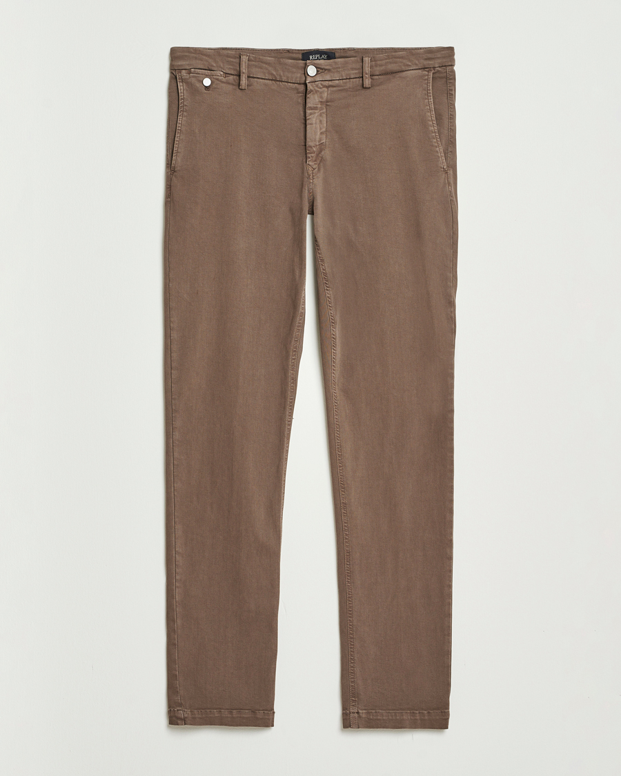 Replay Benni Hyperflex X-Lite Chinos Brown