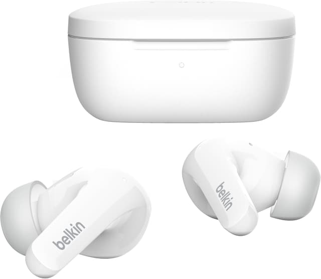 Belkin SoundForm Flow True Wireless høretelefoner (hvid)