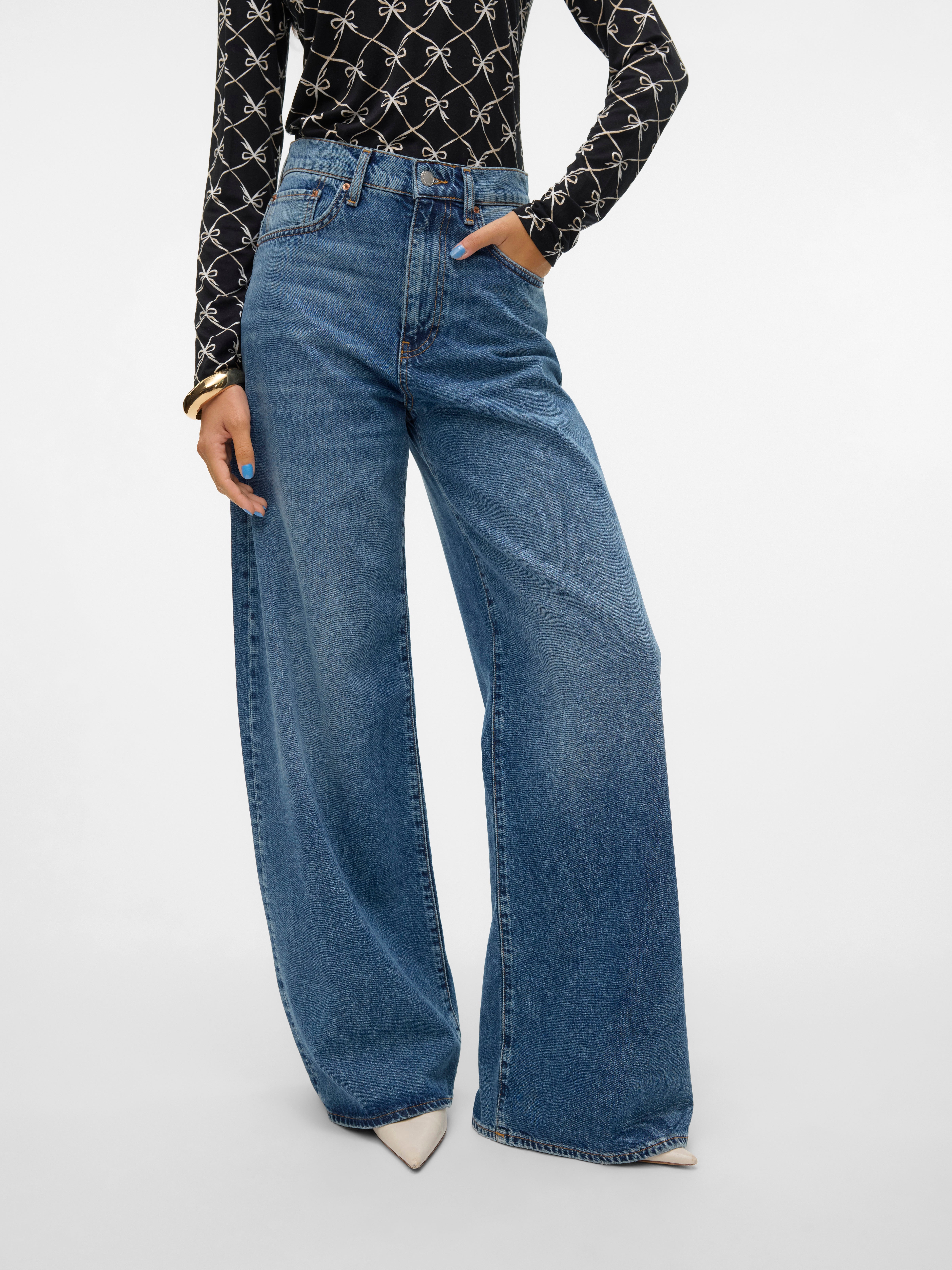 VMELINA Super high rise Wide leg fit Jeans
