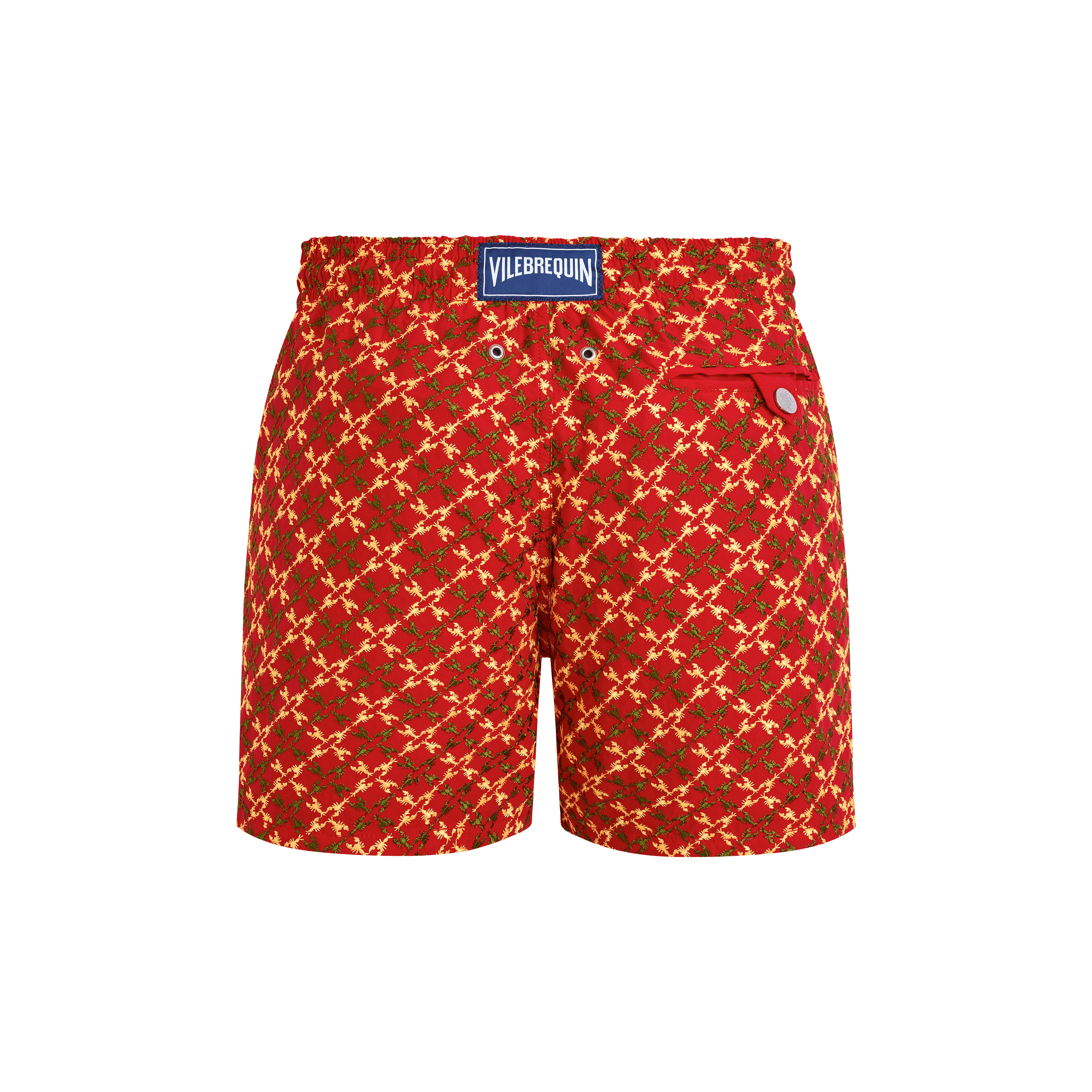 Maillot de bain homme brodé Homard Pixel - Edition Limitée