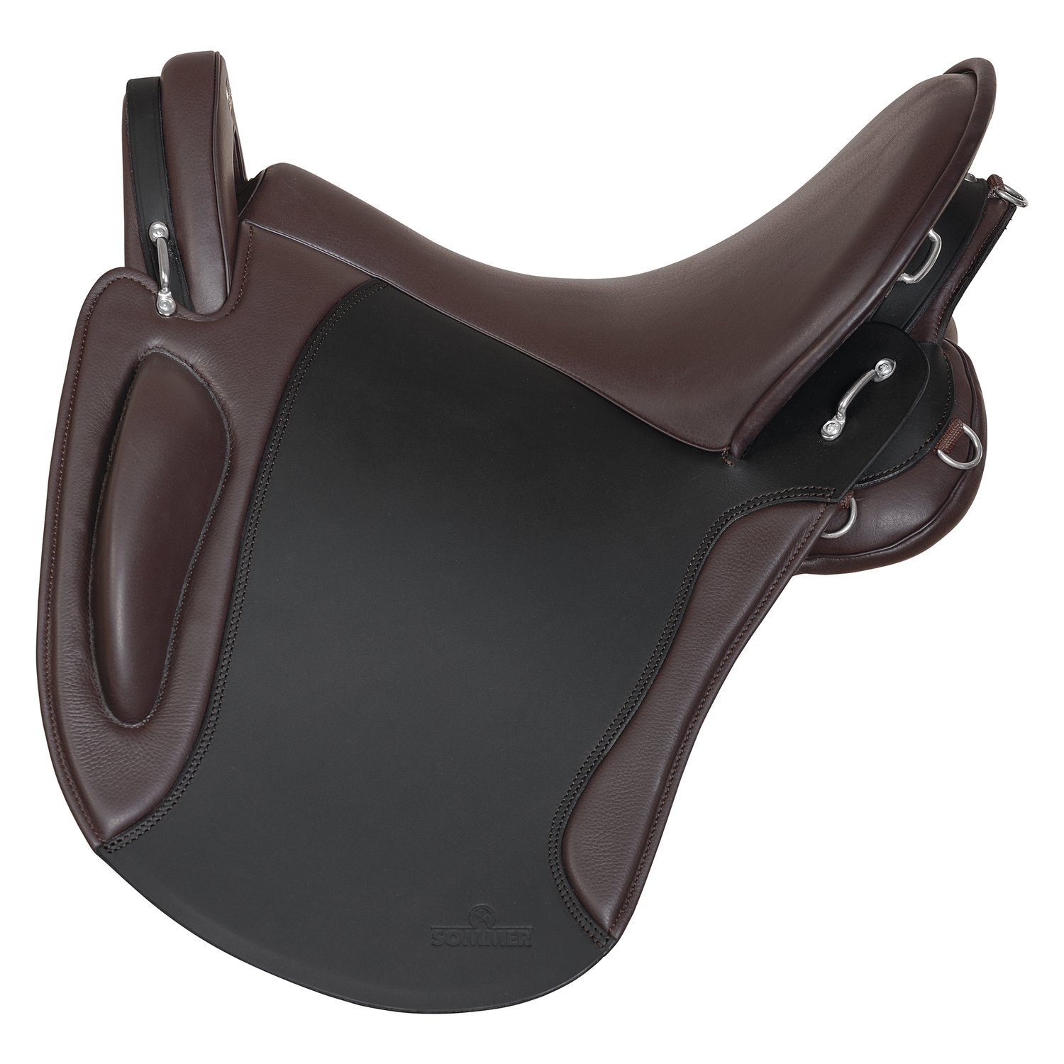 SOMMER Wanderreitsattel Spirit DS  - schwarz/mocca - 17.5 Zoll