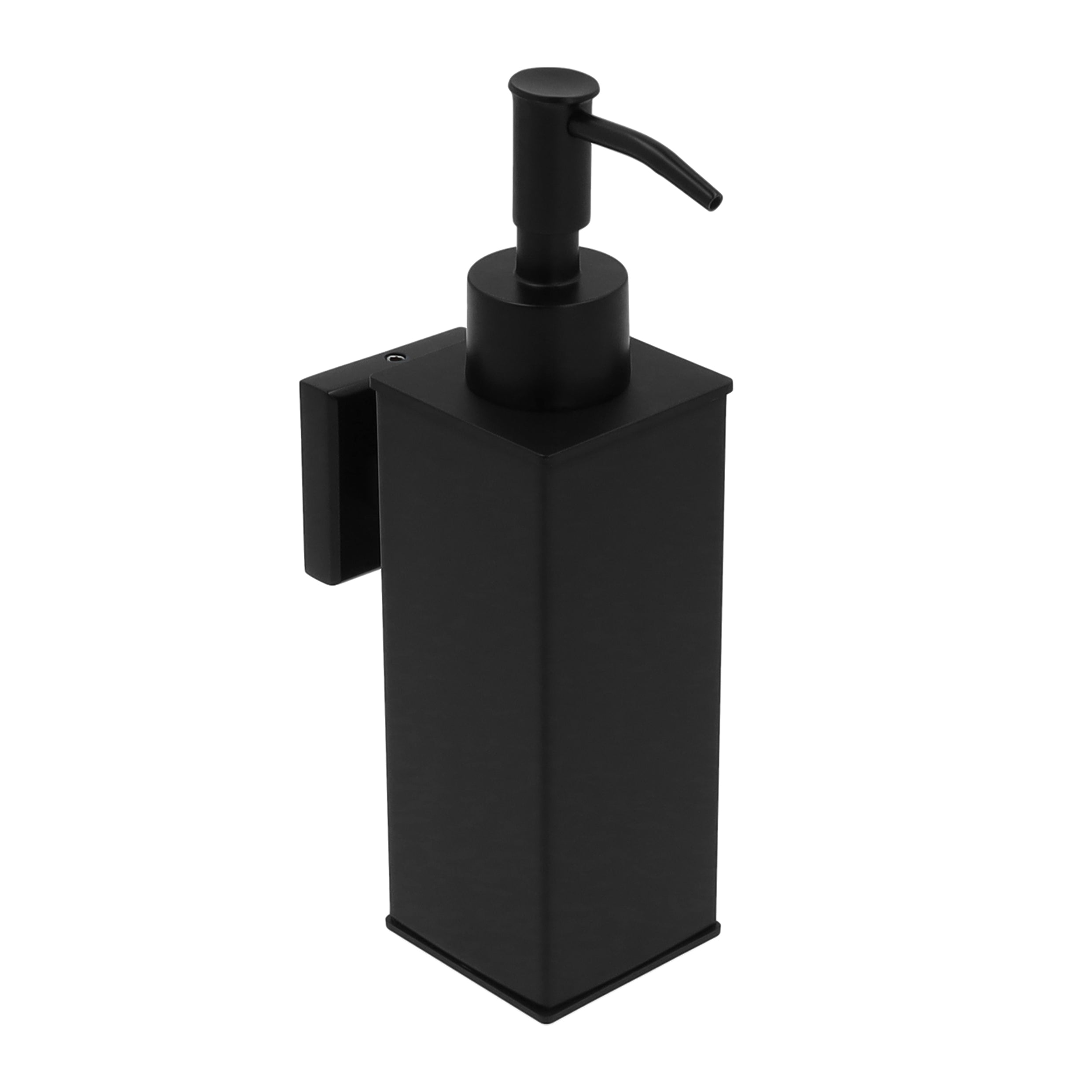 QUVIO Zeepdispenser - Wandmontage - RVS - Zwart