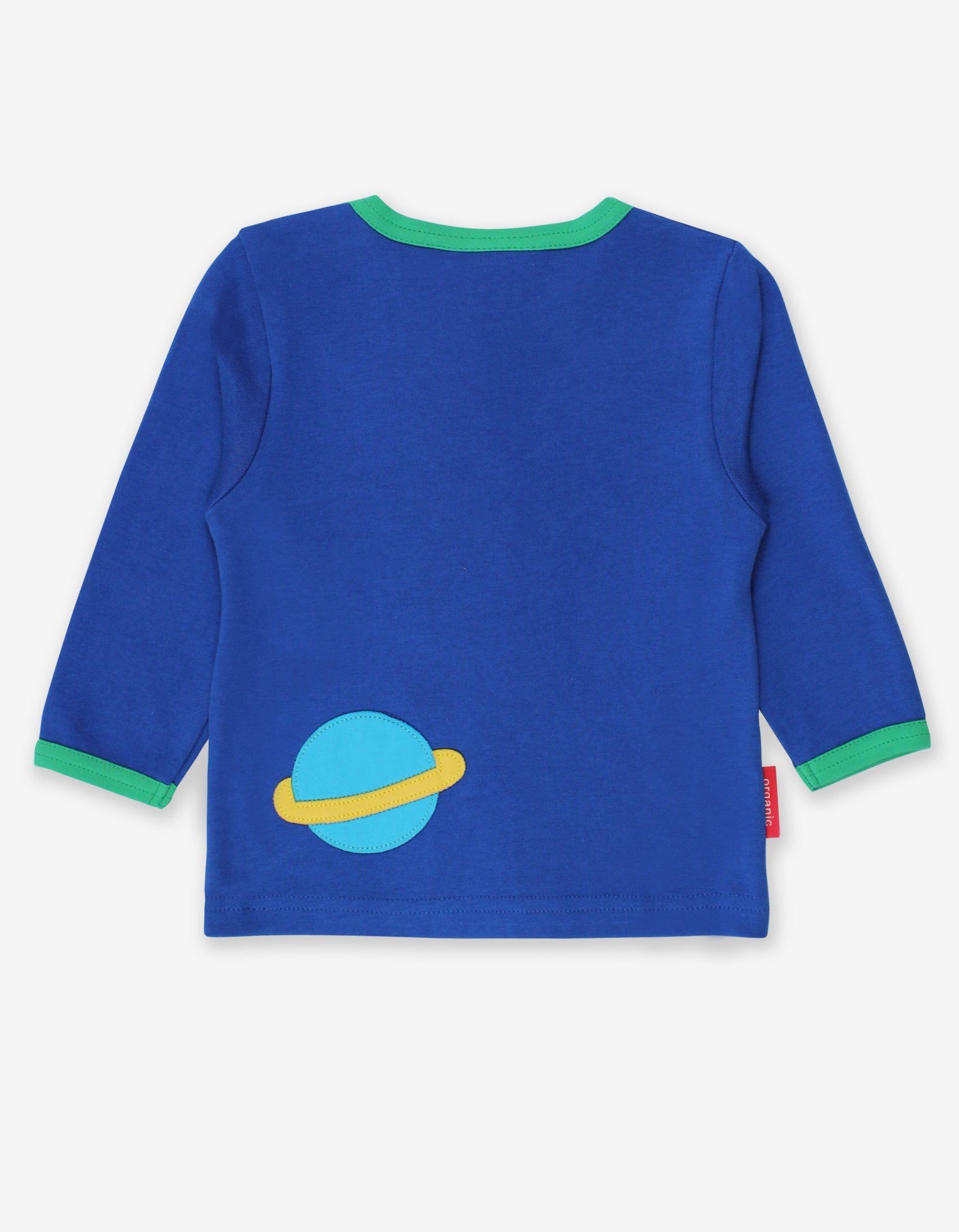 Toby Tiger Langarmshirt mit Rakete Applikation