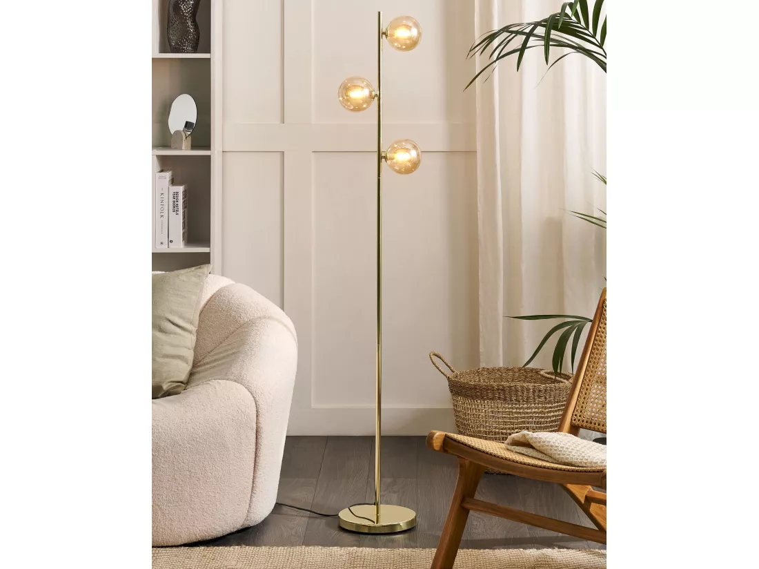 Lampadaire RAMIS Métal Doré