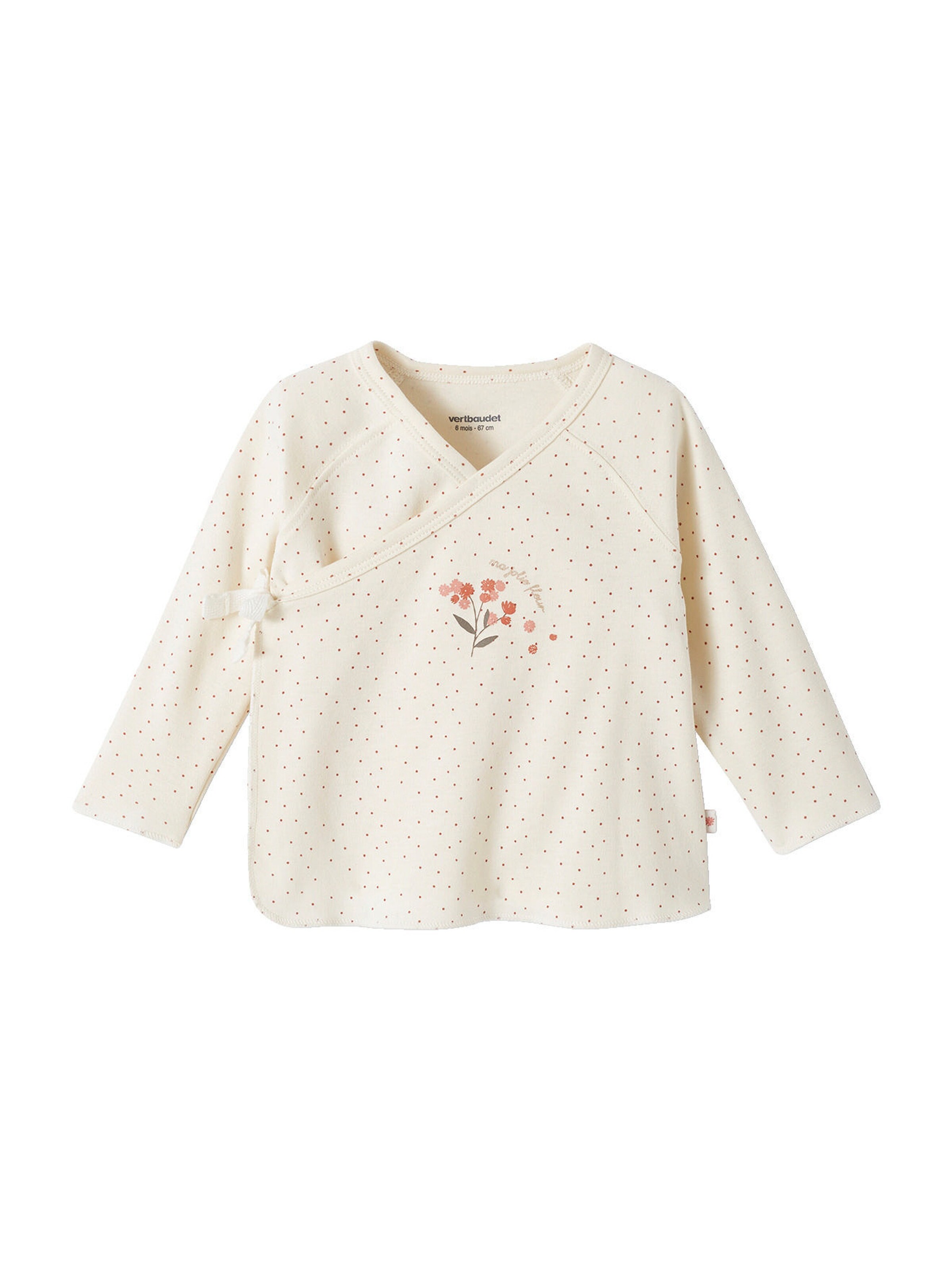 Vertbaudet Baby Wickeljacke BASIC wollweiß